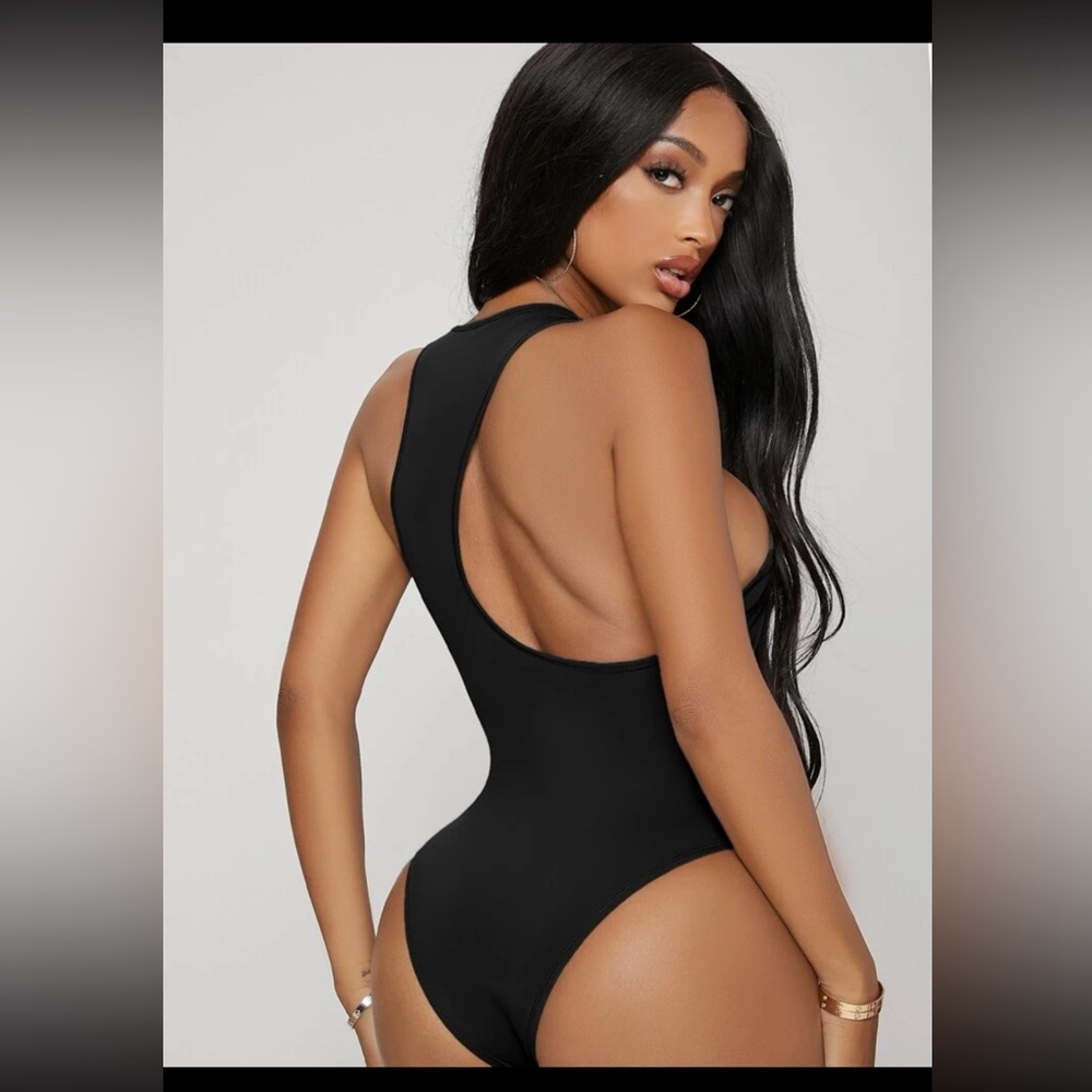 Never worn - back halter bodysuit